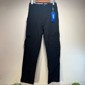 Outdoor sports rain pants black size medium NWT 6 pockets